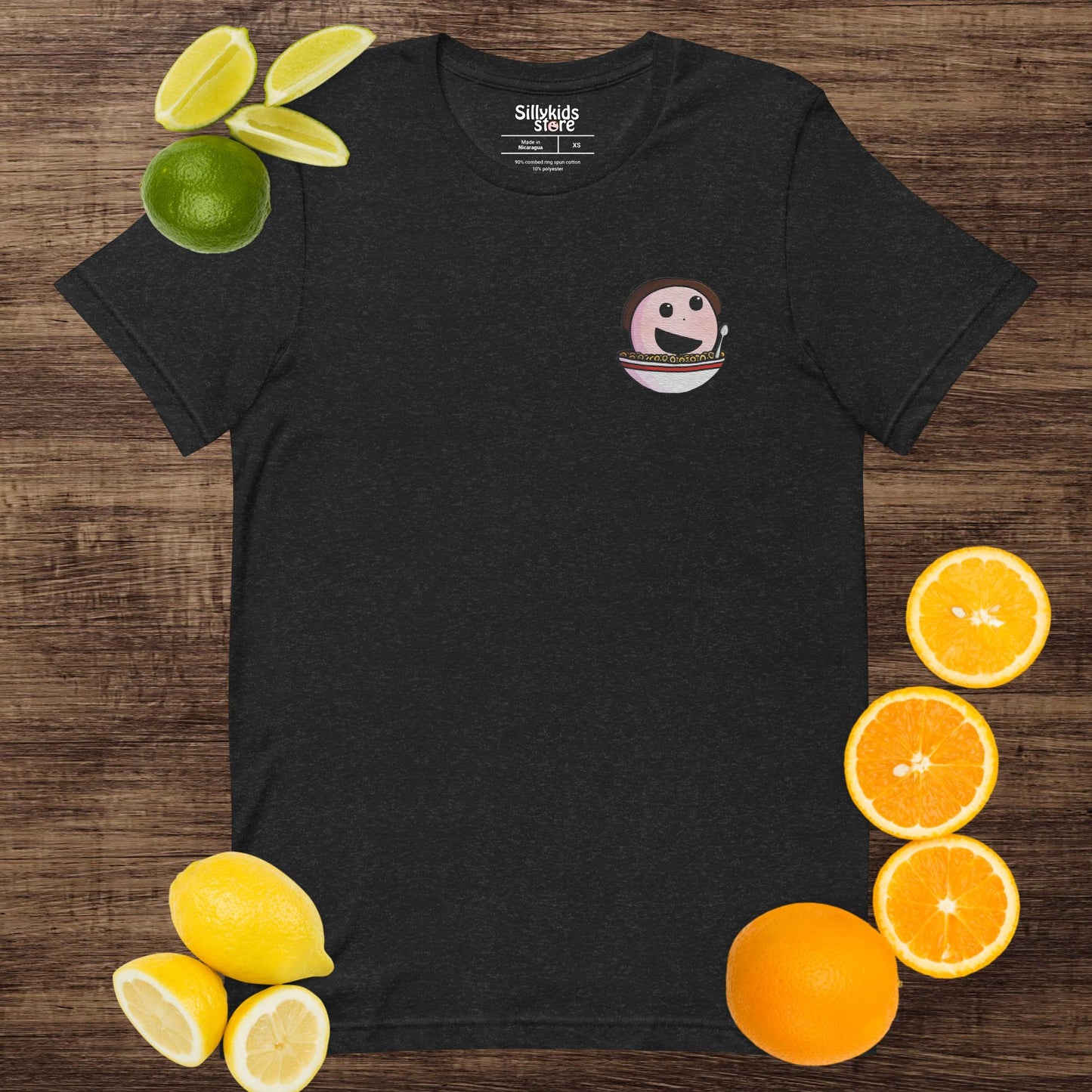 Embroidered Sillykids Food Logo T-Shirt