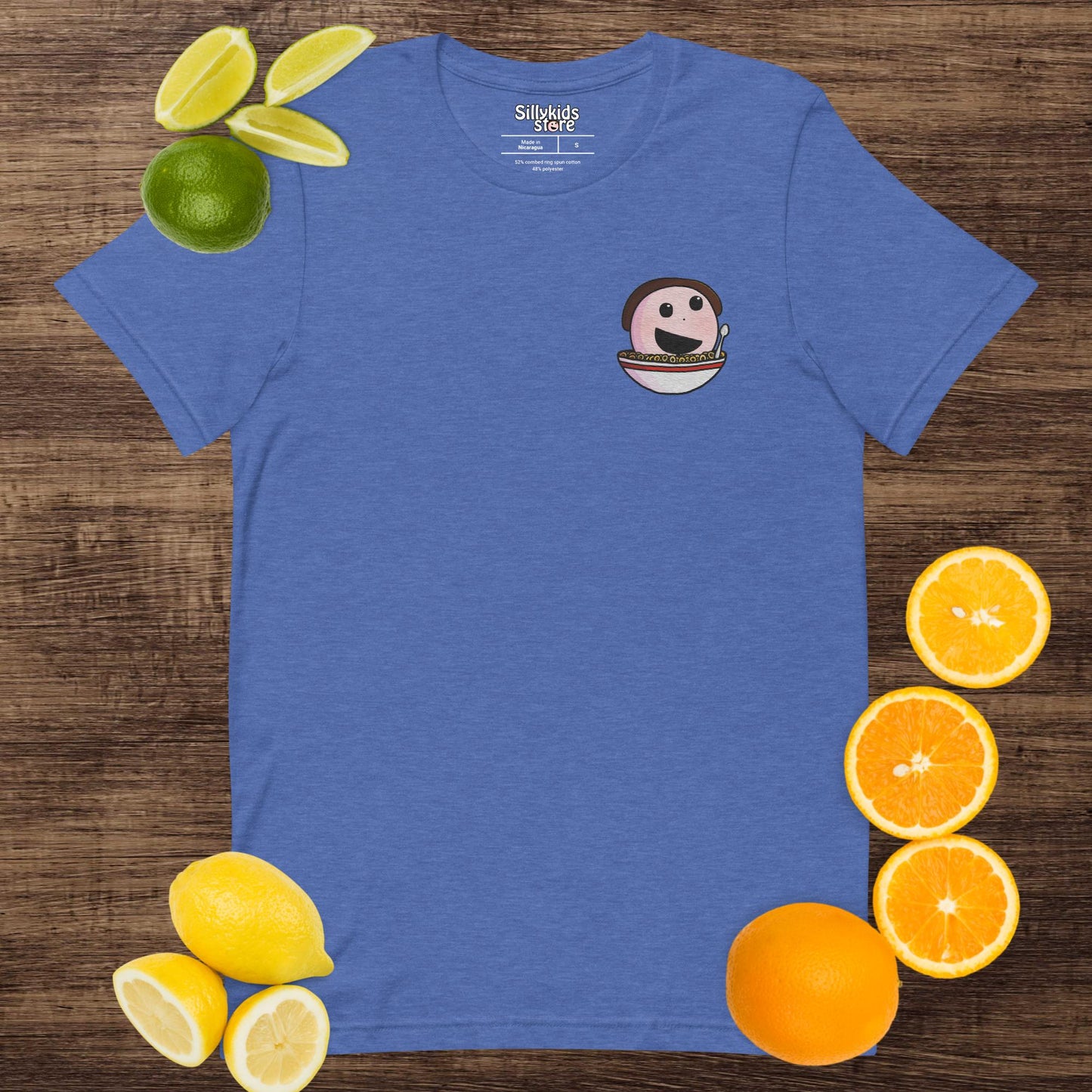 Embroidered Sillykids Food Logo T-Shirt