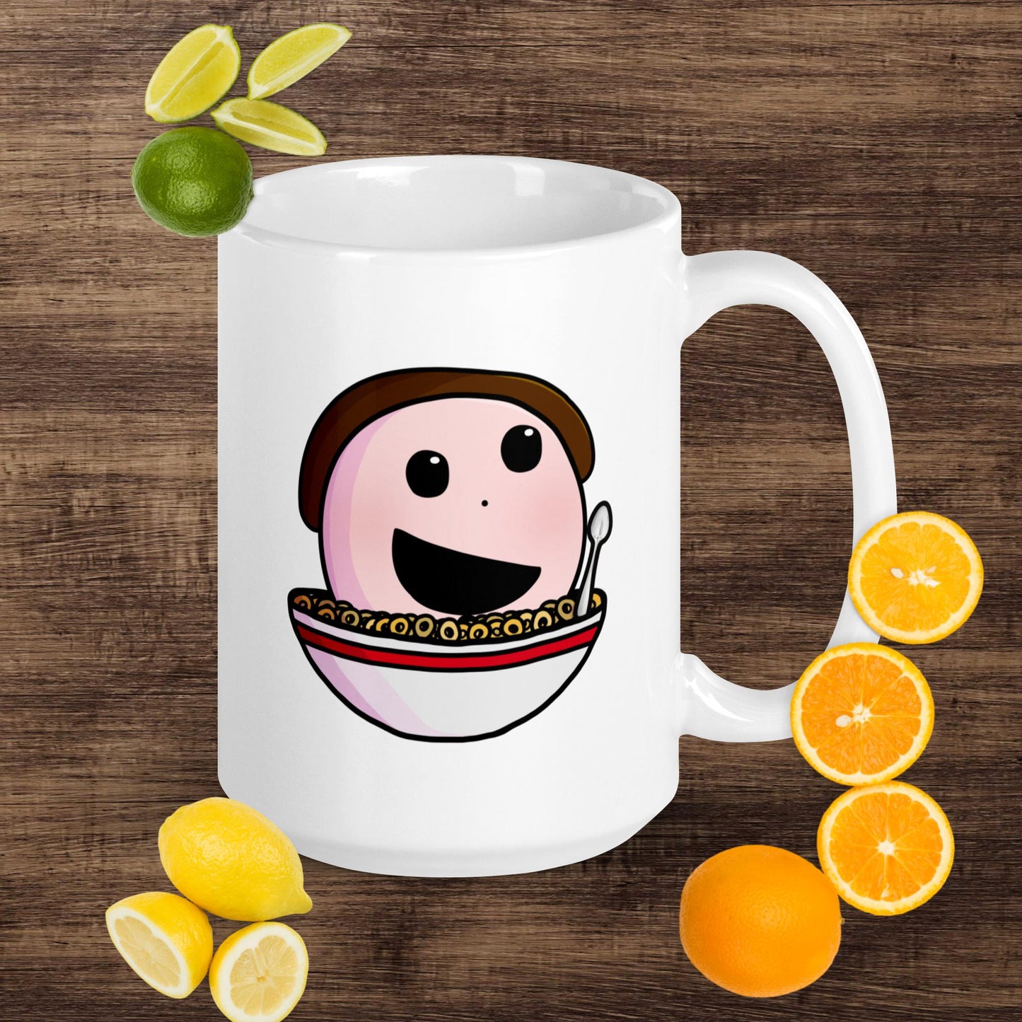 Sillykids Food Logo Glossy Mug