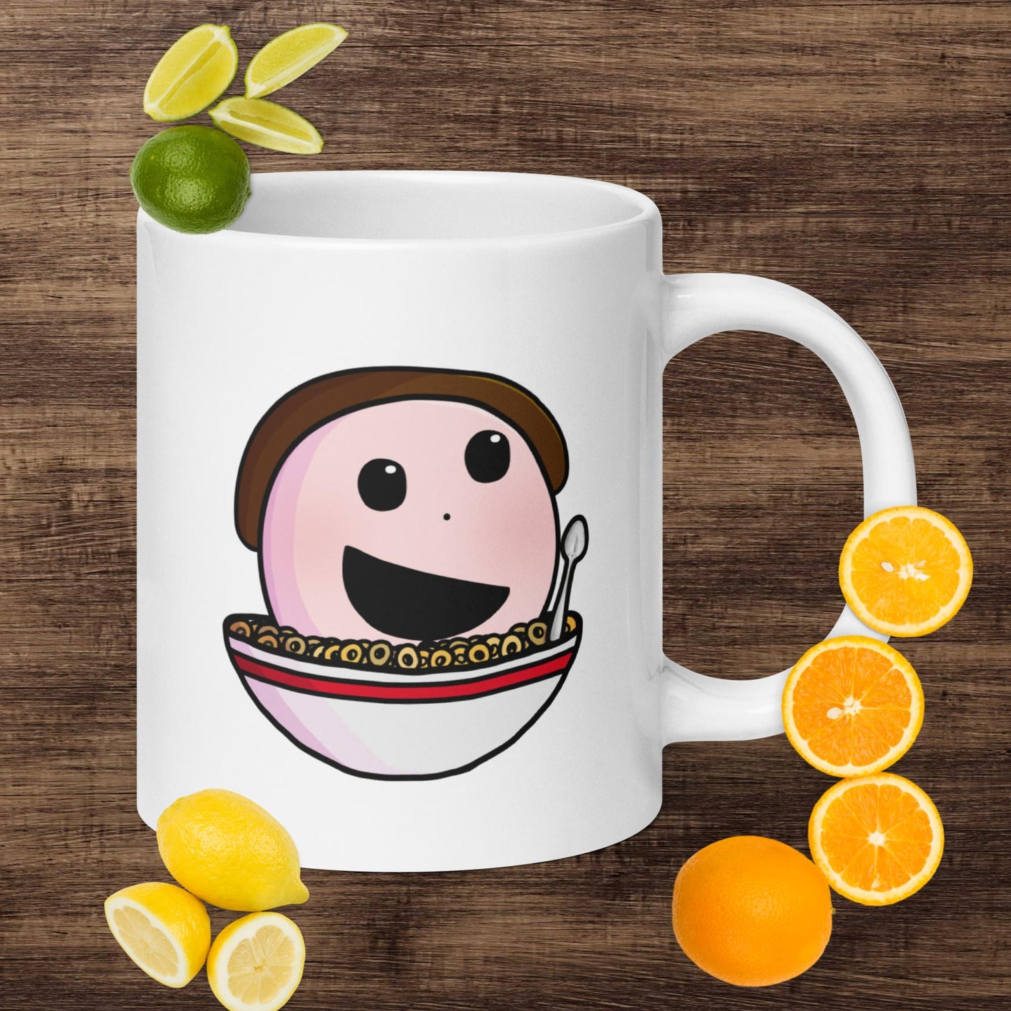 Sillykids Food Logo Glossy Mug